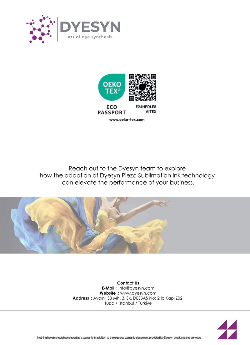 Dyesyn Piezo Sublimation